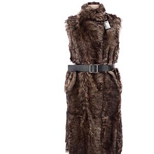 Yves Salomon Reversible Fur/Leather Vest